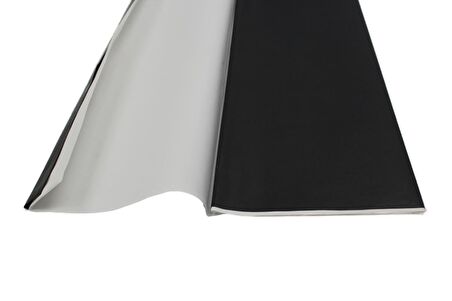 İtalyan Beyaz Siyah Pelur Kağıt - 10 Adet - 50x70 cm