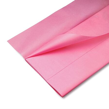 İtalyan Pembe Renk Pelur Kağıt 50*75cm 1 kg. (130-134 Adet)