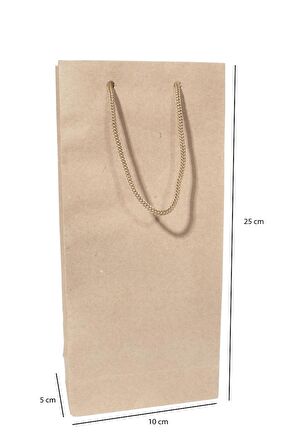 Kraft Karton Çanta 11*24 cm 25 Adet - Bileklik