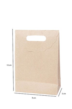Kraft El Geçme 9*13 cm 25 Adet