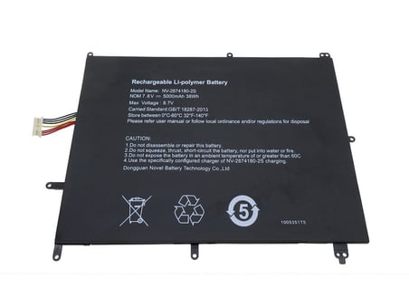 Hometech uyumlu Alfa 700C Bataryası, Laptop Pili (2874180-2S, NV-2874180-2S, VL-2874180-2S) / RCPL-003