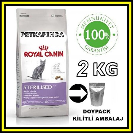 Royal Canin Sterilised 37 Kısırlaştırılmış Yetişkin Kedi Açık Mama 2 KG