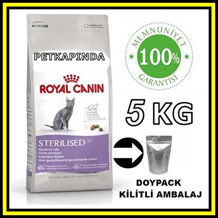 Royal Canin Sterilised 37 Kısırlaştırılmış Yetişkin Kedi Açık Mama 5 KG