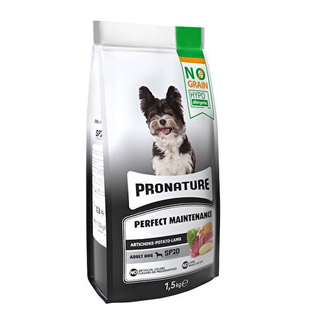 Pronature Hypo-Allergenic Tahılsız Kuzu Etli Yetişkin Köpek Maması 1.5 Kg