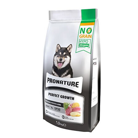 Pronature Hypo-Allergenic Tahılsız Kuzu Etli Yavru Köpek Maması 1.5 Kg