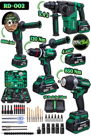RUDİGER RD-002 PRO PLUS 4LÜ SET