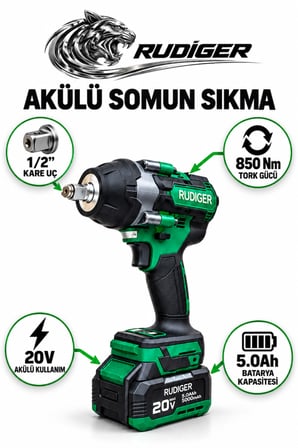 RUDİGER RD-005 PRO PLUS 4LÜ SET+ 2Lİ BUDAMA TESTERE-MAKAS SETİ
