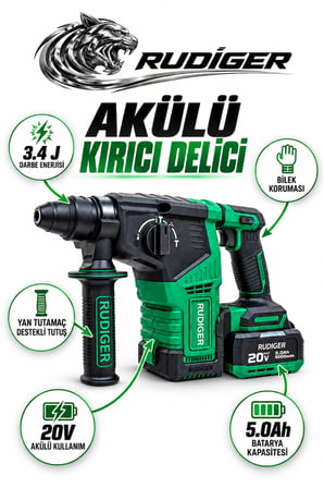 RUDİGER RD-008 4’LÜ PROFESYONEL SET + SUPERBAG 3’LÜ TAKIM ÇANTASI