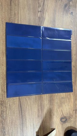 30cm×30cm Saks Mavi Epoksi 1 Adet 3D Yapışkanlı Duvar Paneli Kağıdı Sticker Mutfak Banyo Salon Ofis