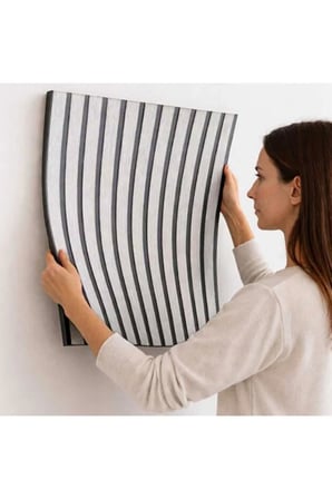10 ADET 68cmx68cm Gri Lambiri Desenli Kendinden Yapışkanlı Duvar Kağıdı Paneli Yeni Akustik Nw189