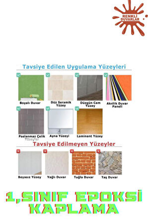 30×30cm White Stone Epoksi 1 Adet 3D Yapışkanlı Kaplama Duvar Sticker Panel Mutfak Banyo Salon Ofis