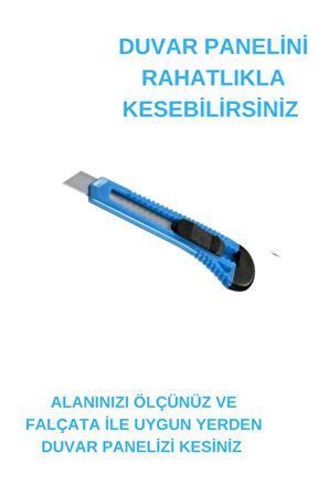 2 ADET Plastik Gövde Profesyonel Falçata Bıçak - Maket Bıçağı Tüm Alanlara Uygun Pratik Falçata