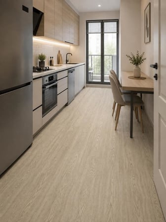 2,23m² Alan Kaplar SPC Parke 4+1mm Plastik Suya Dayanıklı Kilitli Geçmeli Zemin Kaplama SABUNİ