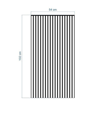 Sidney Kreatif Sütun Model MDF Ahşap Duvar Paneli Ham Boyanabilir Ev Koridor Mutfak 54x102 (1 ADET)