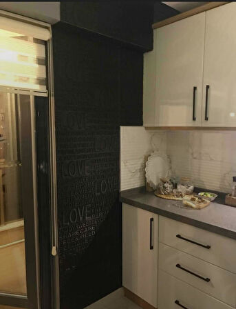 70cm x 70cm 1 Adet  Yapışkanlı Kahve Köşesi Mutfak Kafe Model Sünger Duvar Paneli Kağıdı NW145