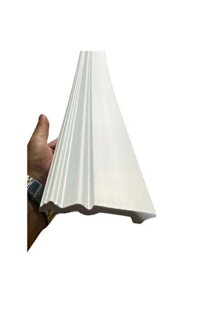12cmx120cm 1 Adet Bayburt PVC Süpürgelik Suya Neme Dayanıklı Parke Seramik Salon Mutfak Süpürgeliği