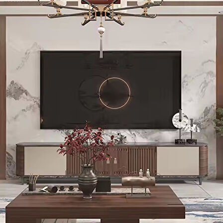 Alternatif Kaplama UV PVC Mermer Panel Elegant1 Adet 60x120cm Ev Ofis Otel Duvar Kaplama Paneli