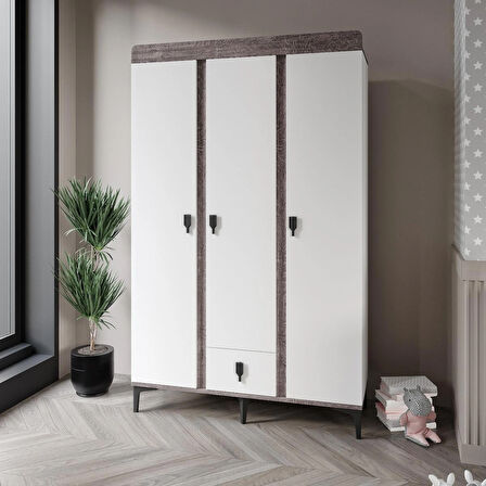 PATİKO ROSE RDLP 131 3 KAPILI DOLAP