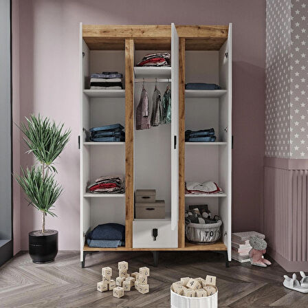 PATİKO ROSE RDLP 131 3 KAPILI DOLAP
