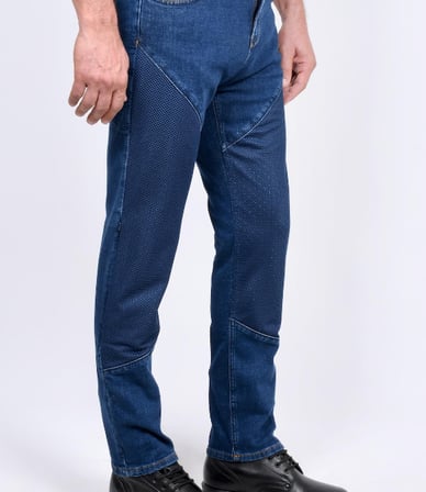 Riderdenim Efil File Korumalı Motosiklet Pantolon Mavi Unisex