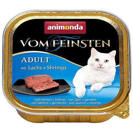 Animonda Vom Feinsten Somon & Karides Kedi Konservesi 100 Gr