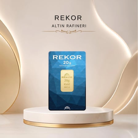 1 Adet 20 gr 24 Ayar Altın REKOR