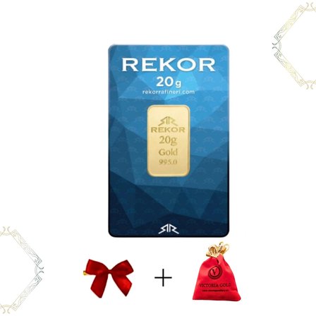 1 Adet 20 gr 24 Ayar Altın REKOR