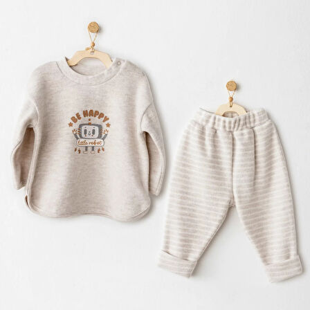 Casual 2'li Takım Beige