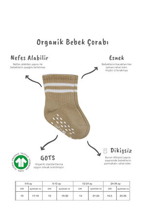 Bistyle 5'li Penye Kaymaz Çember Soket Çorap 10122 Bej