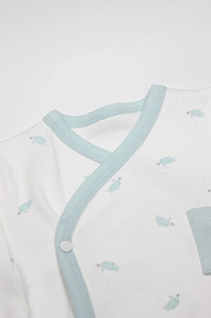 Bistyle 3lü Zıbın Takım Hello World 13105 Mint