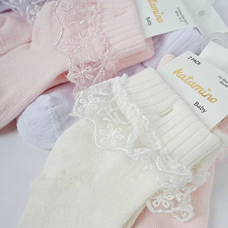 Akel 2'li Aks. Bebek Soket Çorap K44023 Asorti