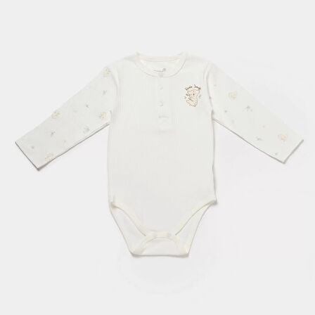 Koala Jungle Uzun Kol Bebek Body  Mint