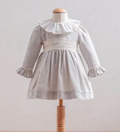 Tongs Baby Elbise 3878 Gri