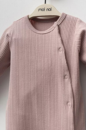 Moi Noi Şapkalı Tulum Mnb1235 Mürdüm