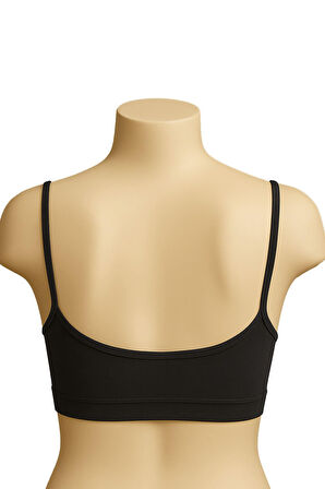 Siyah Mı Emay 1815 6&apos;lı Pedli Alıştırma Sütyeni