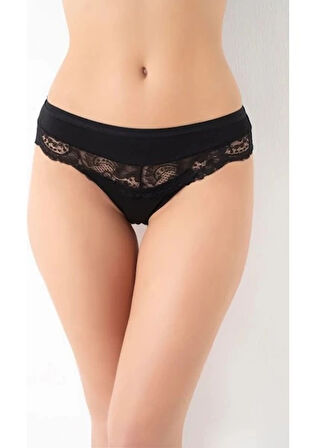 G-box 932 Kadın Dantel Detaylı Cotton Bikini Külot