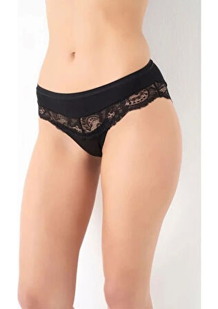 G-box 932 Kadın Dantel Detaylı Cotton Bikini Külot