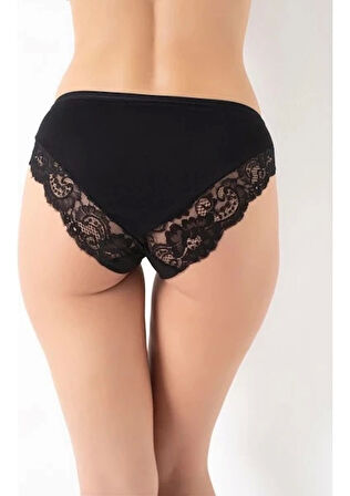 G-box 932 Kadın Dantel Detaylı Cotton Bikini Külot