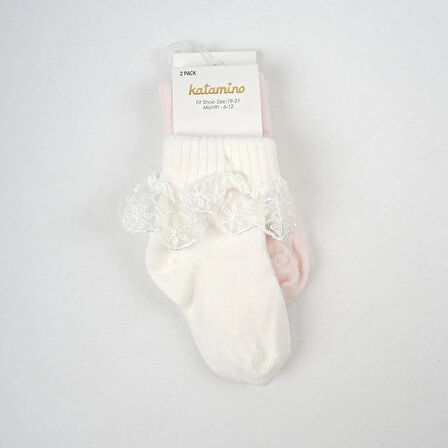 Akel 2'li Aks. Bebek Soket Çorap K44023 Asorti