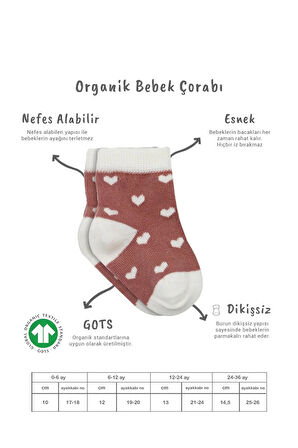 3'lü Penye Cute Stars Soket Çorap Bs10115 Pudra