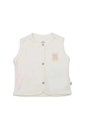 Modal Flying Balloons Bebek Yelek Bs18110 Ekru