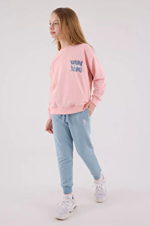 U.s. Polo Assn Eşofman Takımı Us2317-4 Açık Pembe