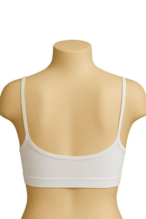 Beyaz Mı Emay 1815 6&apos;lı Pedli Alıştırma Sütyeni