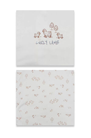 Bistyle Curly Lamb 10'lu Hastane Çıkışı 11106 Bej Mavi Ekru