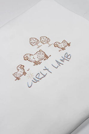 Bistyle Curly Lamb 10'lu Hastane Çıkışı 11106 Bej Mavi Ekru