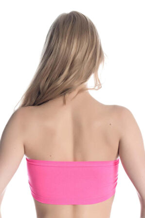 Neon Fuşya Mı Emay 4002 Soft Straplez Büstiyer