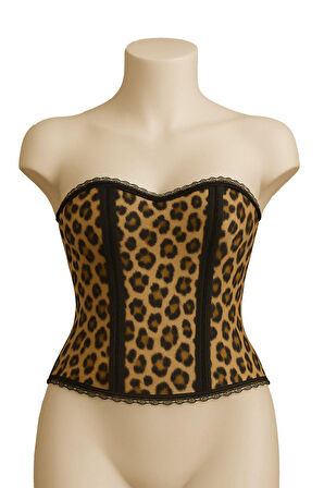 Leopar Mı Emay 9155 F Fırfırlı Terletici Büstiyer