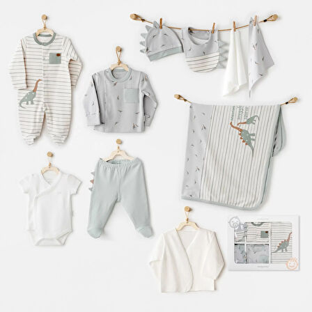 Mummy S Snuggle Saurus 10'lu Hastane Çıkışı Green