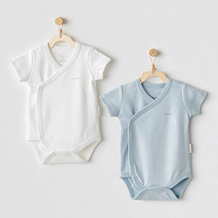 Ac25643 Cuddly Bunny Bear 2'li Zıbın Body Ekru Mavi