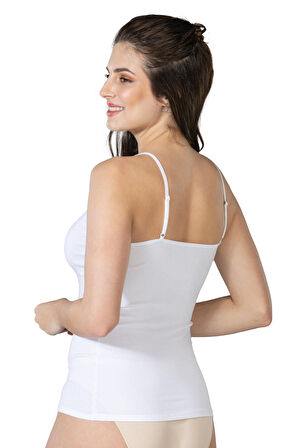 Beyaz Mı Emay 1410 Modal Cotton İnce Askılı Atlet